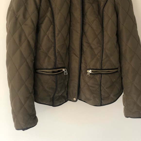 ZARA BASICS Army Green Jacket - Picture 8 of 8